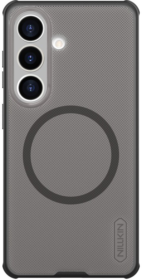 Nillkin Frosted Shield Samsung S26 Hoesje MagSafe Back Cover Transparant Zwart afbeelding 1