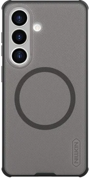 Nillkin Frosted Shield Samsung S26 Hoesje MagSafe Back Cover Transparant Zwart