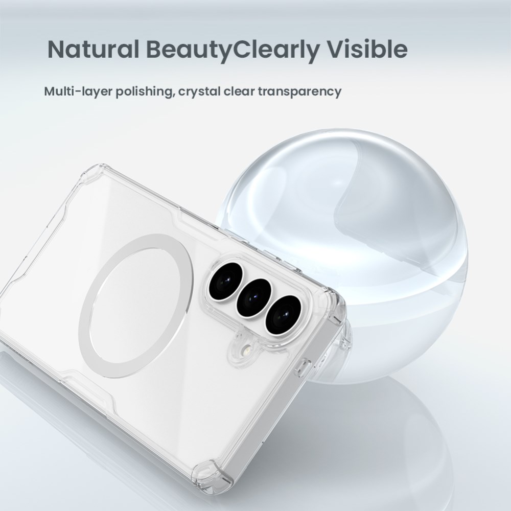 Nillkin Nature Pro Samsung Galaxy S26 Hoesje MagSafe / Qi2 Back Cover Wit afbeelding 6