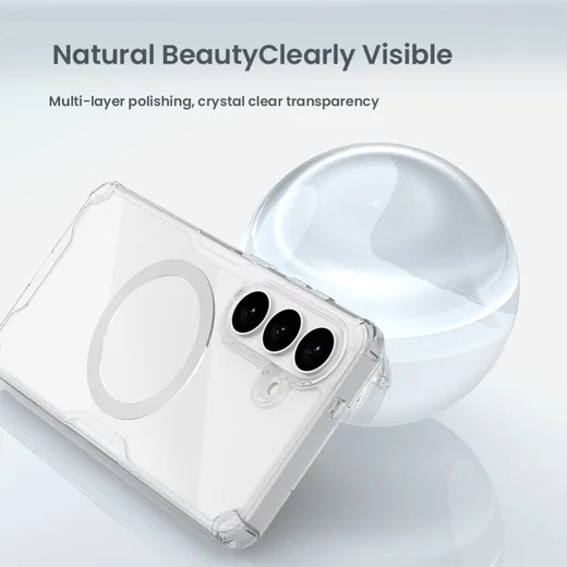 Nillkin Nature Pro Samsung Galaxy S26 Hoesje MagSafe / Qi2 Back Cover Wit afbeelding 6