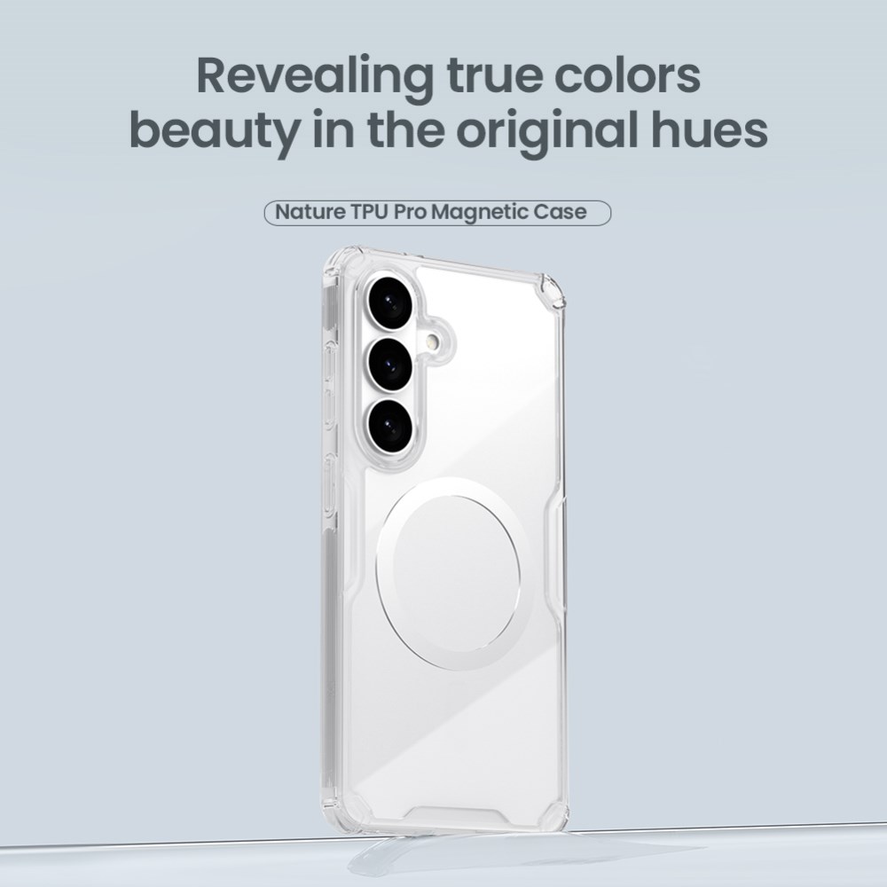 Nillkin Nature Pro Samsung Galaxy S26 Hoesje MagSafe / Qi2 Back Cover Wit afbeelding 5