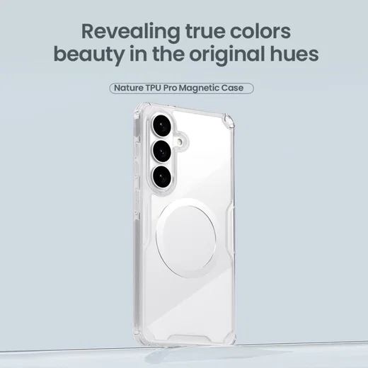 Nillkin Nature Pro Samsung Galaxy S26 Hoesje MagSafe / Qi2 Back Cover Wit afbeelding 5