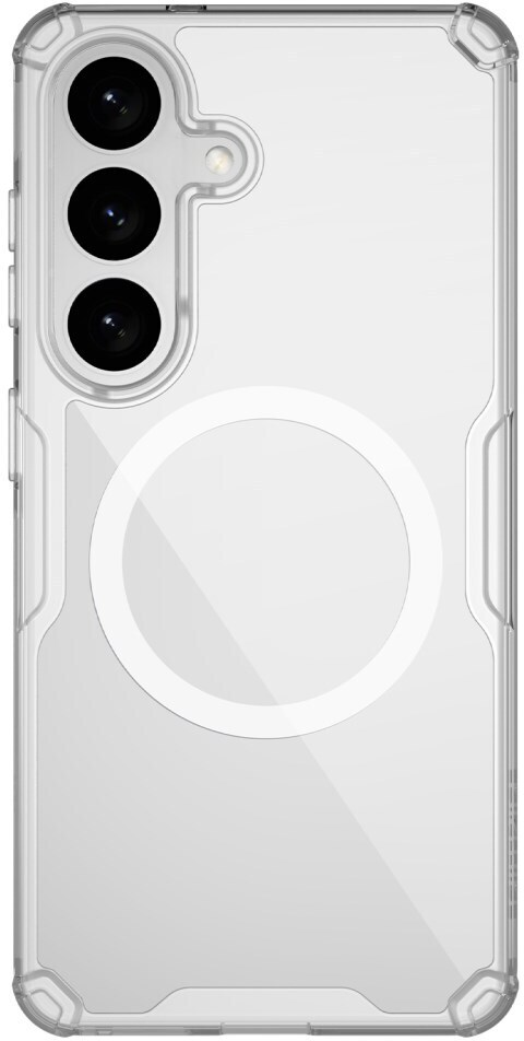 Nillkin Nature Pro Samsung Galaxy S26 Hoesje MagSafe / Qi2 Back Cover Wit afbeelding 1