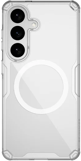 Nillkin Nature Pro Samsung Galaxy S26 Hoesje MagSafe / Qi2 Back Cover Wit afbeelding 1