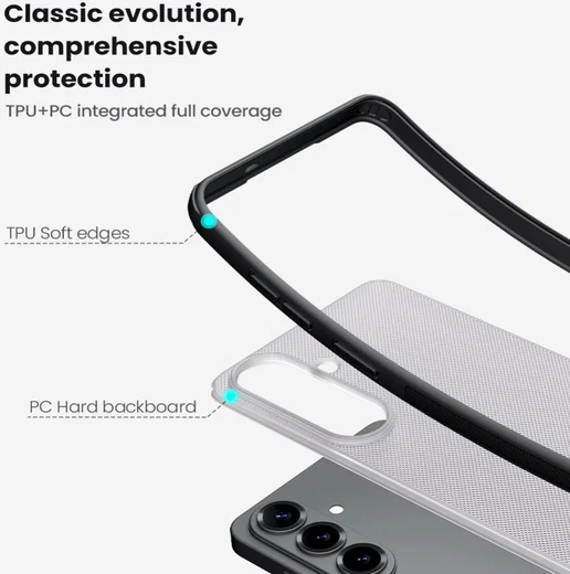 Nillkin Super Frosted Shield Samsung Galaxy S26 Plus Hoesje Transparant Zwart afbeelding 6