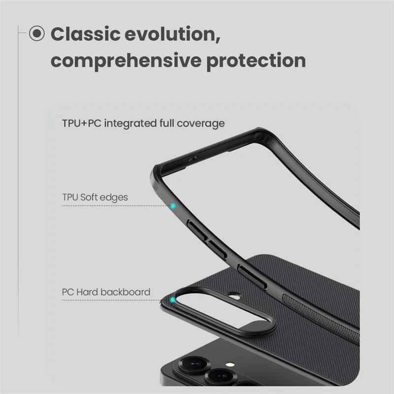 Nillkin Frosted Shield Samsung Galaxy 26 Plus Hoesje MagSafe Back Cover Zwart afbeelding 10