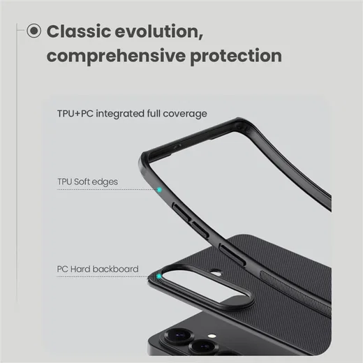 Nillkin Frosted Shield Samsung Galaxy 26 Plus Hoesje MagSafe Back Cover Zwart afbeelding 10