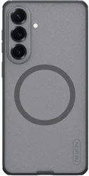 Nillkin Frosted Shield Samsung Galaxy S26 Plus Hoesje MagSafe Transparant Zwart afbeelding