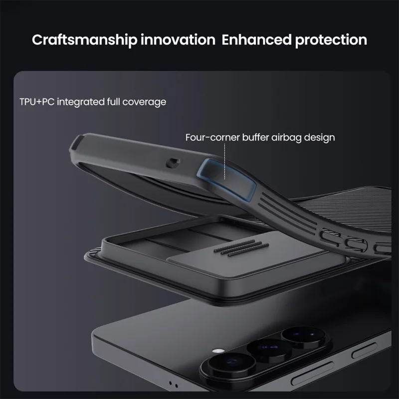 Nillkin CamShield Samsung Galaxy S26 Plus Hoesje Camera Slider Zwart afbeelding 5