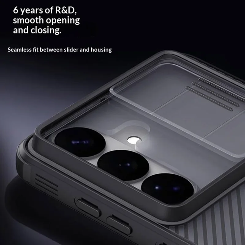Nillkin CamShield Samsung Galaxy S26 Plus Hoesje Camera Slider Transparant Zwart afbeelding 7