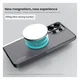 Nillkin Frosted Shield Samsung S26 Ultra Hoesje MagSafe Transparant Zwart afbeelding 5