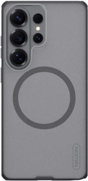 Nillkin Frosted Shield Samsung S26 Ultra Hoesje MagSafe Transparant Zwart