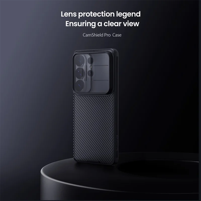 Nillkin CamShield Samsung Galaxy S26 Ultra Hoesje Camera Slider Clear Zwart afbeelding 5