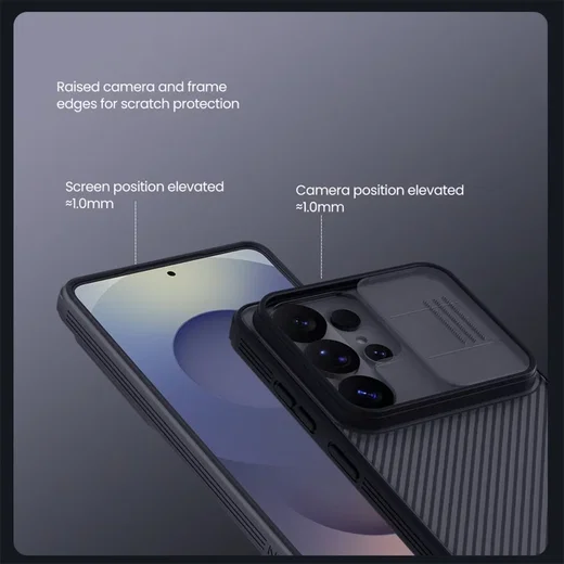 Nillkin CamShield Samsung Galaxy S26 Ultra Hoesje Camera Slider Clear Zwart afbeelding 9