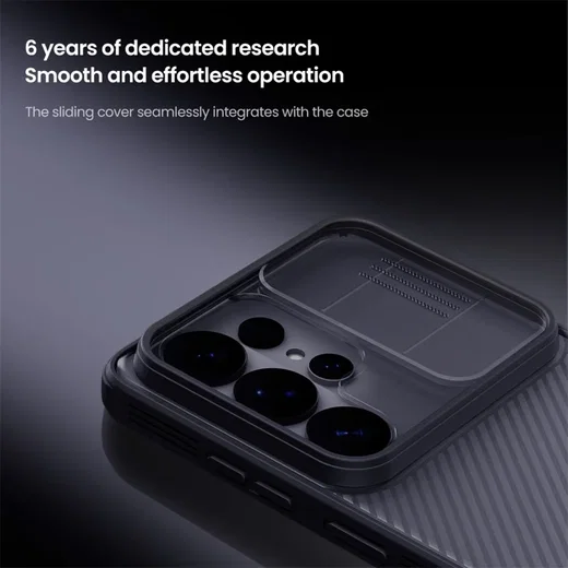 Nillkin CamShield Samsung Galaxy S26 Ultra Hoesje Camera Slider Clear Zwart afbeelding 7