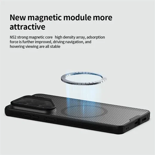 Nillkin CamShield Prop Samsung Galaxy S26 Ultra Hoesje MagSafe / Qi2 Zwart afbeelding 12