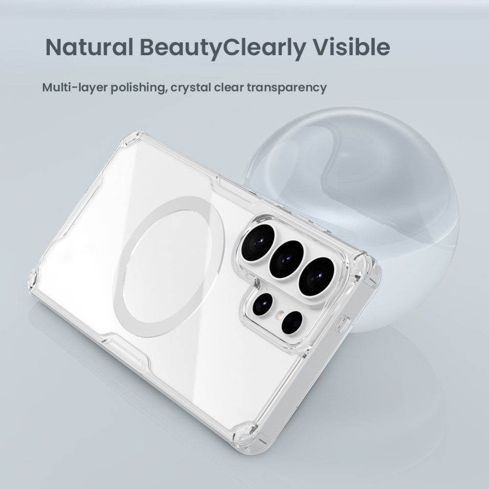 Nillkin Nature Pro Samsung Galaxy S26 Ultra Hoesje MagSafe / Qi2 Back Cover Wit afbeelding 4
