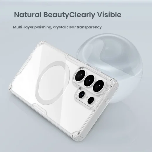 Nillkin Nature Pro Samsung Galaxy S26 Ultra Hoesje MagSafe / Qi2 Back Cover Wit afbeelding 4