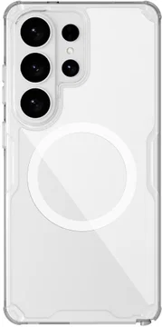 Nillkin Nature Pro Samsung Galaxy S26 Ultra Hoesje MagSafe / Qi2 Back Cover Wit