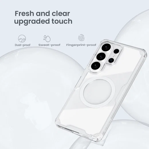 Nillkin Nature Pro Samsung Galaxy S26 Ultra Hoesje MagSafe / Qi2 Back Cover Wit afbeelding 6