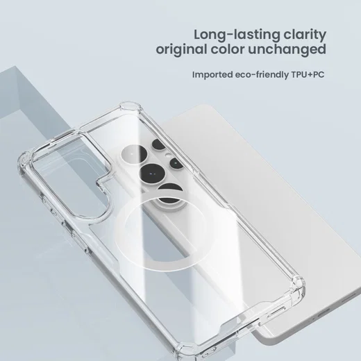 Nillkin Nature Pro Samsung Galaxy S26 Ultra Hoesje MagSafe / Qi2 Back Cover Wit afbeelding 5
