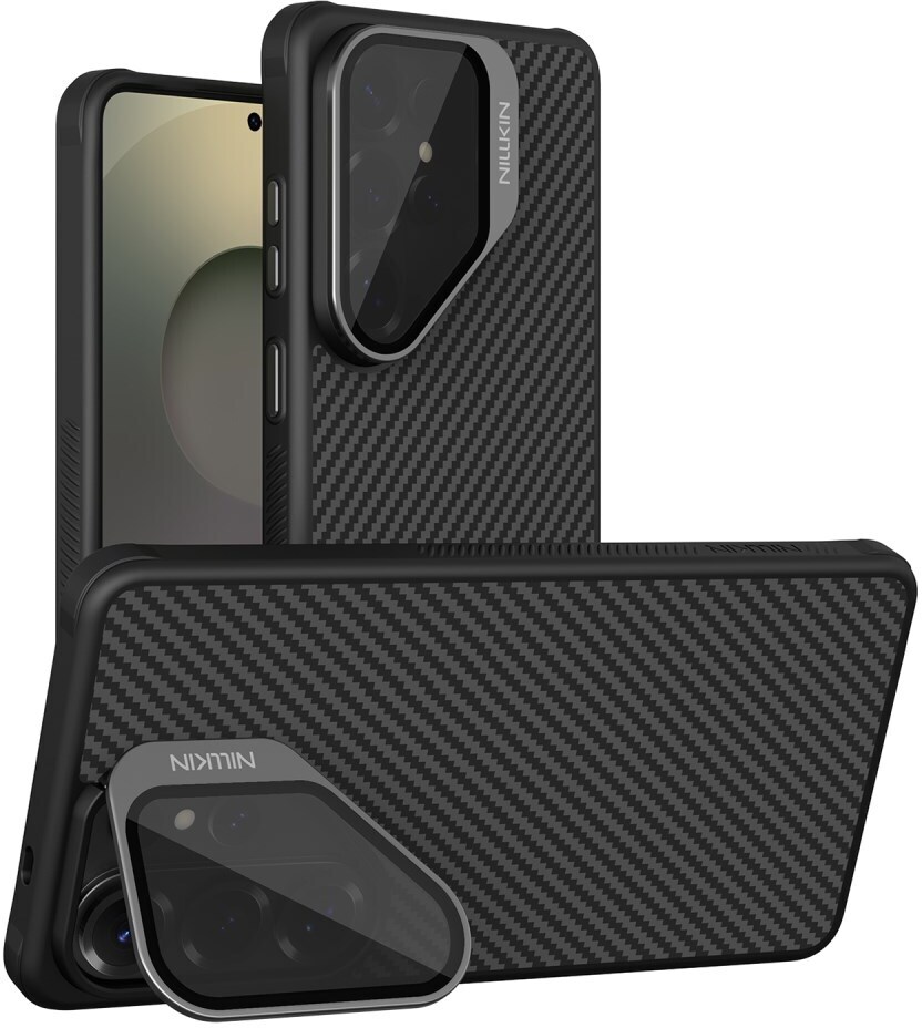 Nillkin CamShield Prop Samsung Galaxy S26 Ultra MagSafe / Qi2 Back Cover Zwart afbeelding 1