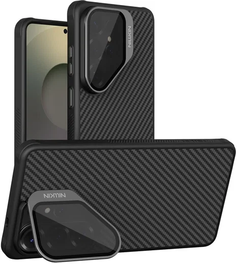 Nillkin CamShield Prop Samsung Galaxy S26 Ultra MagSafe / Qi2 Back Cover Zwart afbeelding 1