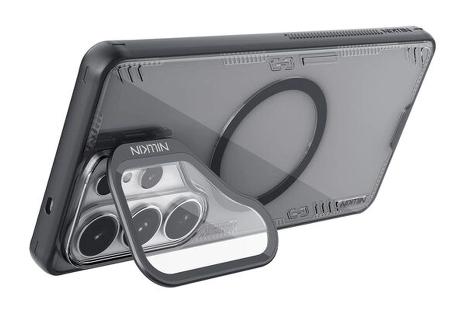 Nillkin IceBlade Prop Samsung S26 Ultra Hoesje MagSafe Back Cover Zwart afbeelding 4