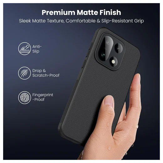 Nillkin Frosted Shield OnePlus 15 Hoesje MagSafe Back Cover Zwart afbeelding 7