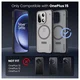 Nillkin Frosted Shield OnePlus 15 Hoesje MagSafe Back Cover Transparant Zwart afbeelding 9
