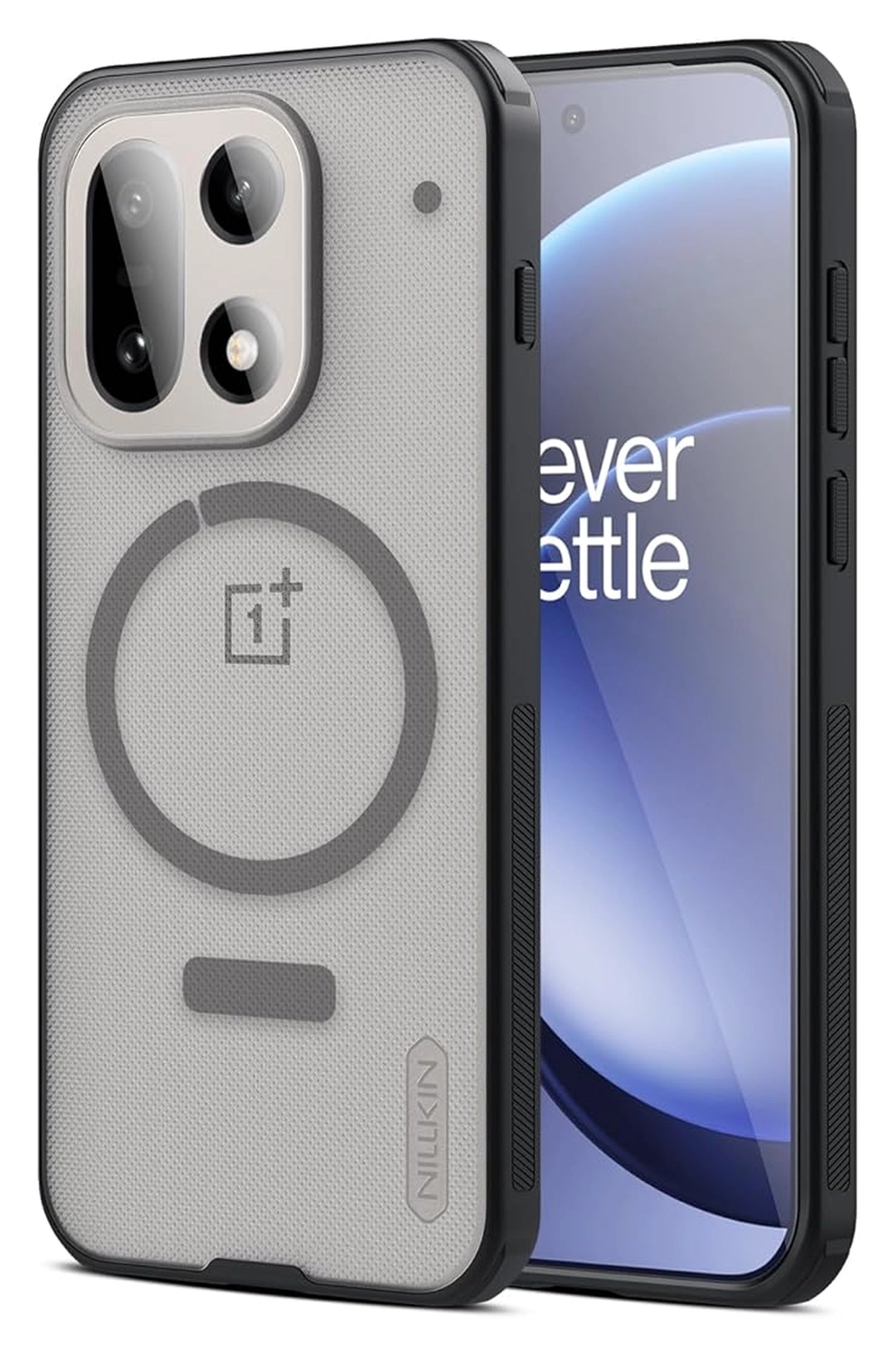 Nillkin Frosted Shield OnePlus 15 Hoesje MagSafe Back Cover Transparant Zwart afbeelding 4
