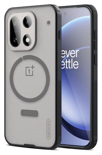 Nillkin Frosted Shield OnePlus 15 Hoesje MagSafe Back Cover Transparant Zwart afbeelding 4