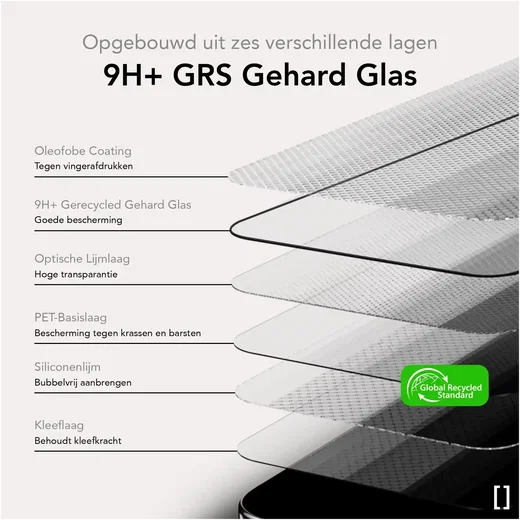 NEKIT Pure Samsung Galaxy S26 Tempered GRS Glass Installatiebox (2-Pack) afbeelding 10