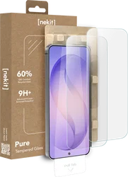 NEKIT Pure Samsung Galaxy S26 Plus Tempered GRS Glass Installatiebox (2-Pack) afbeelding