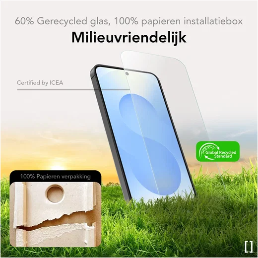 NEKIT Pure Samsung Galaxy S26 Plus Tempered GRS Glass Installatiebox (2-Pack) afbeelding 5