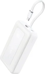 Anker Zolo 30W Powerbank met Ingebouwde Lanyard USB-C Kabel 20.000 mAh Wit afbeelding