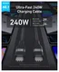 Anker Bio-Nylon (240W) USB-C naar USB-C Kabel Fast Charge 1.8M Zwart afbeelding 3