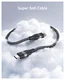 Anker Bio-Nylon (240W) USB-C naar USB-C Kabel Fast Charge 1.8M Zwart afbeelding 4