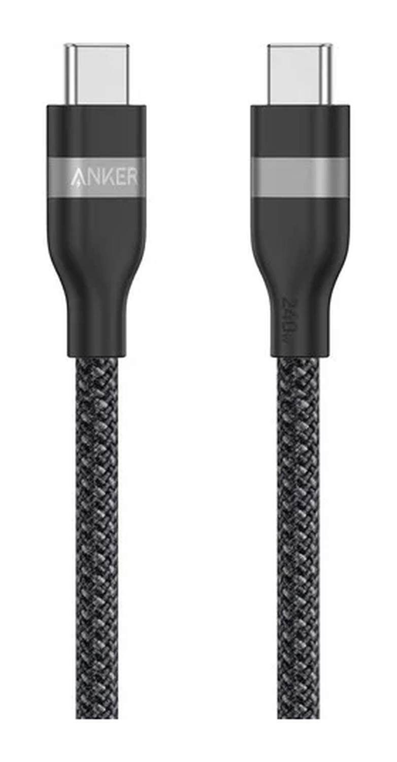 Anker Bio-Nylon (240W) USB-C naar USB-C Kabel Fast Charge 1.8M Zwart afbeelding 8