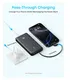 Anker Zolo (22.5W) Powerbank met Ingebouwde USB-C Kabel PD 10.000 mAh Zwart afbeelding 4
