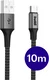 Buddi Flex USB-A naar USB-C Kabel 12W Fast Charge 10M Zwart afbeelding 1