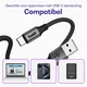 Buddi Flex USB-A naar USB-C Kabel 12W Fast Charge 10M Zwart afbeelding 4