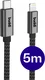 Buddi Flex USB-C naar Lightning Kabel 20W Fast Charge 5M Zwart afbeelding 1