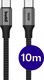 Buddi Flex USB-C naar USB-C Kabel 100W Super Fast Charge 10M Zwart