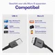 Buddi Flex USB-A naar Micro-B Kabel 12W Fast Charge 30CM Zwart afbeelding 4