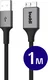 Buddi Flex USB-A naar Micro-B Kabel 12W Fast Charge 1M Zwart afbeelding 1