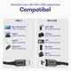 Buddi Flex USB-C naar Mini USB Kabel 12W Fast Charge 2M Zwart afbeelding 4
