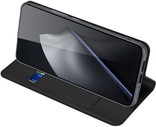 Dux Ducis Skin Pro Xiaomi 15T Hoesje Portemonnee Book Case Zwart afbeelding 6