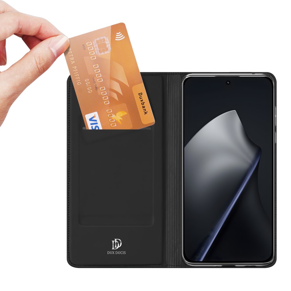 Dux Ducis Skin Pro Xiaomi 15T Hoesje Portemonnee Book Case Zwart afbeelding 2