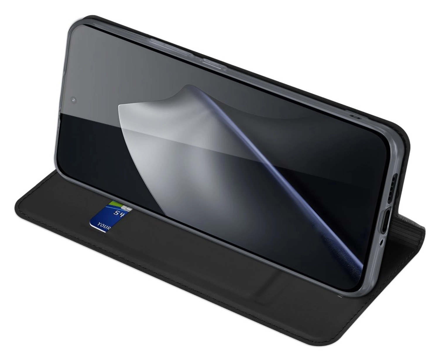 Dux Ducis Skin Pro Xiaomi 15T Pro Hoesje Portemonnee Book Case Zwart afbeelding 6